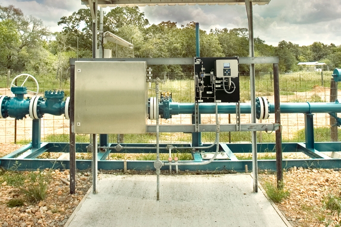 Representative image of an oxygen measurement QF system for natural gas